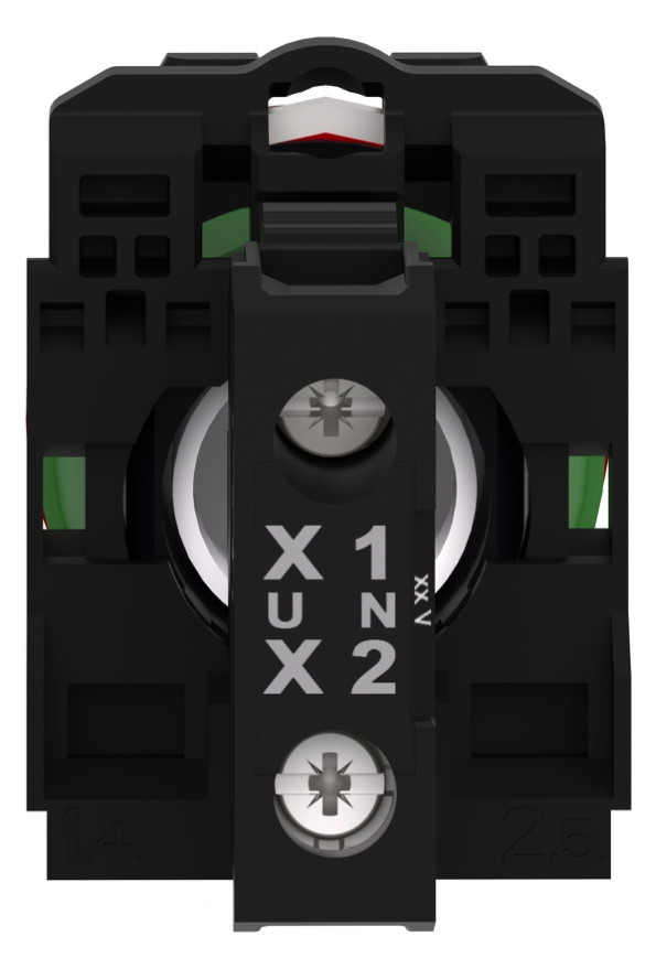 Leuchtmelder komplett 1f LED UC rnd hoch Ø22mm rt IP66