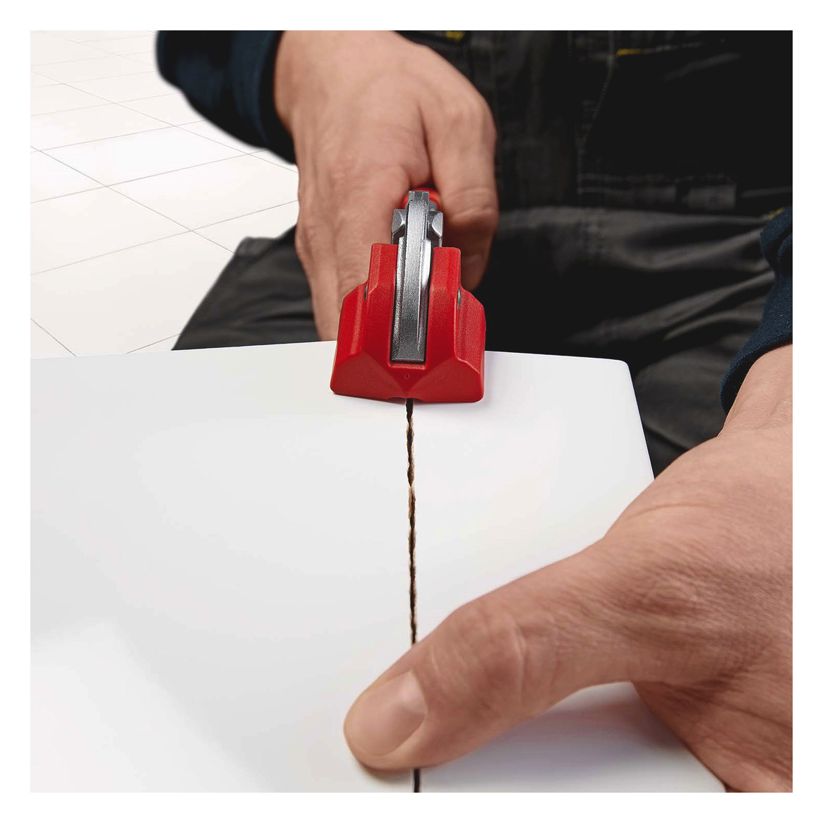 Fliesenbrechzange ger verchr Kst 250mm