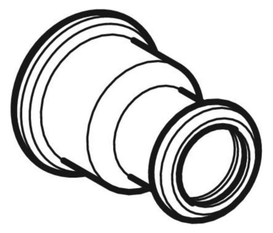 Geberit Übergangsmuffe Mapress Ø 15 mm, Rotguss