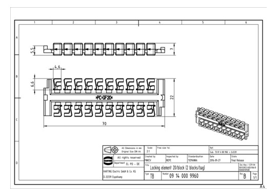 HART Fixierung für Gelenkr.  09140009960 