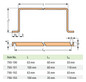 Sammelschiene Serie 790 Profil 93x10x35mm