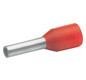 Aderendhülse 1qmm 6mm isol PP rt Cu Polypropylen (PP) verzinnt