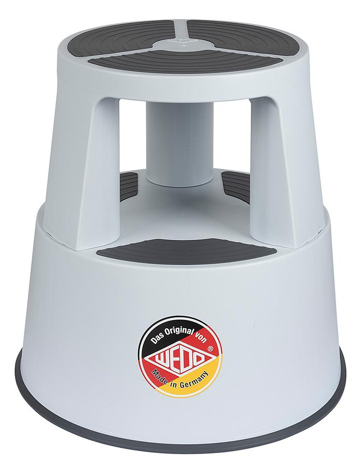 Bild Rollhocker Super Step Kunststoff, lichtgrau - WEDO-1