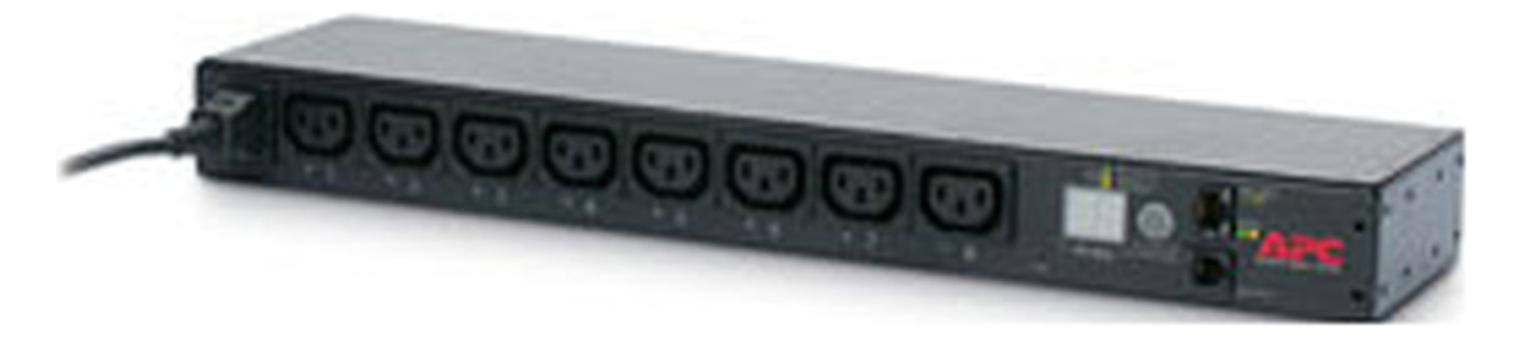 Rack-Stromverteilung 1HE 8xC13 230V m.Display m.LED-Anz Schaltbar