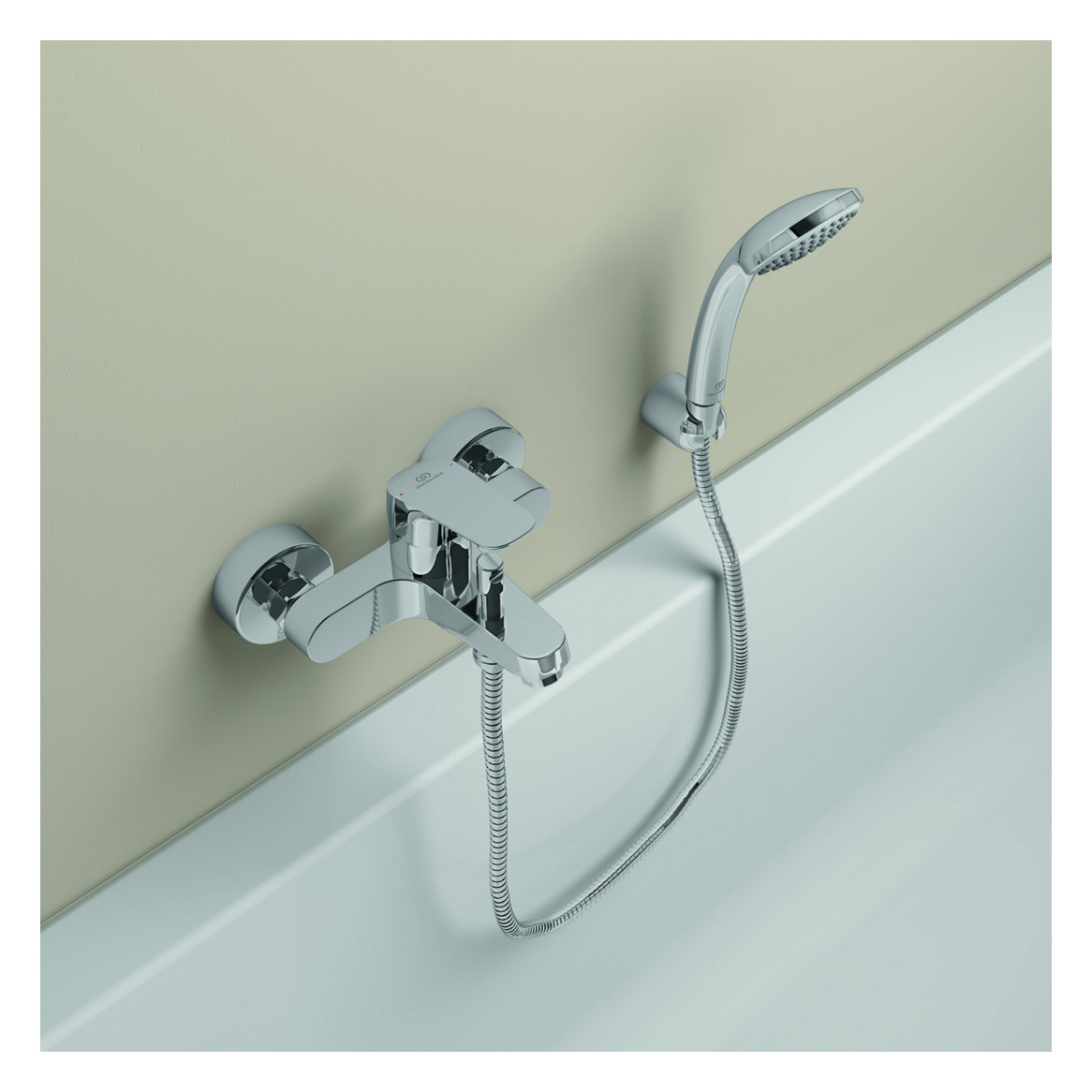 Ideal-Standard Wannen-Einhebelmischer CeraFlex AP, Ausladung 162mm, chrom