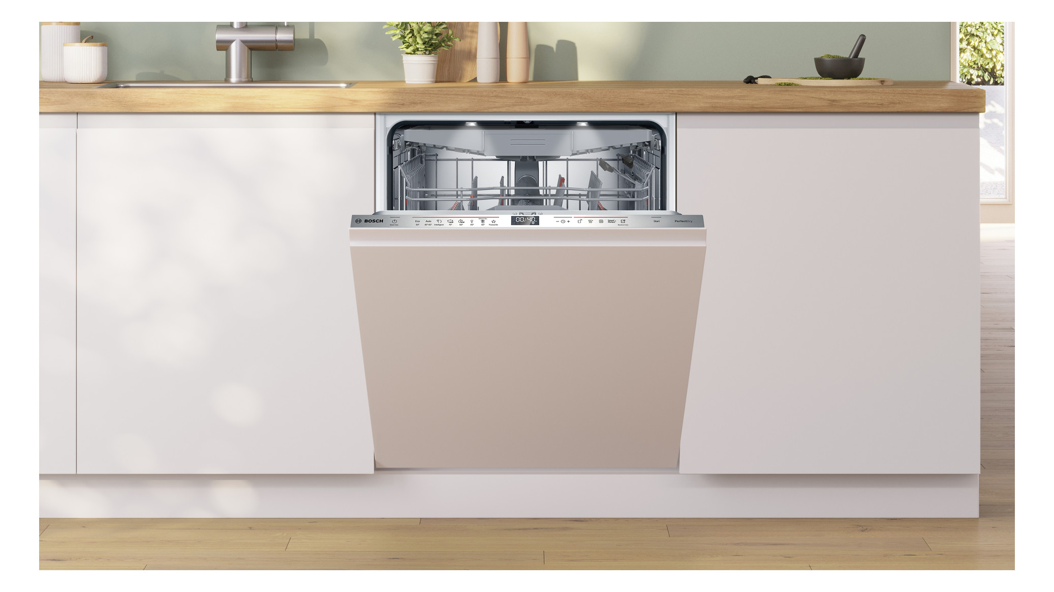 Geschirrspüler B vollint B598mm 8prog 40dB BestSchub 865mm/o.Pl 14Gedecke