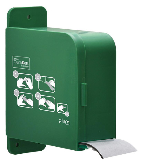 PLUM-Bandage im Spender QuickSoft, schwarz