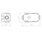 Elektronikdose oval 149x55x67mm Kst oval IP2X