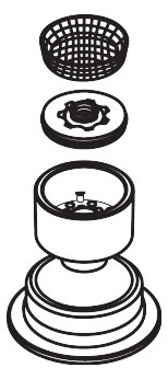 HG Luftdüse Raindance E 1jet 1.8 GPM BN