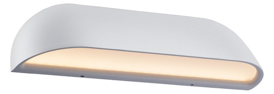 LED-Wandanbauleuchte Front 26 8W 3000K 650lm ws Konv IP44 68x260x68mm