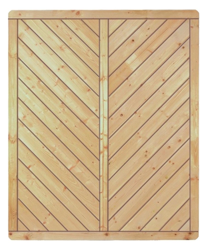 Bild CLASSIC-Serie-Diagonal 150 x 180 cm, kdi-grün Rahmen 40/70 mm, Profilbretter 16/ - n.a.-0