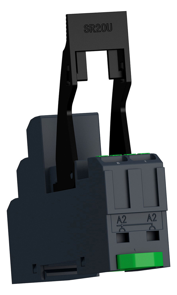 Relaissockel Federzug TS35 8Pins abn.Klemm Hutschiene TH35 16x67x98mm