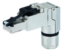 Modular-Stecker Cat6A RJ45 27-22AWG Feldkonf Schirm Litze massiv