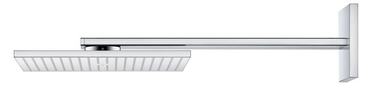 hansgrohe Kopfbrause Axor mit Brausearm, 300x300mm, 2jet, chrom