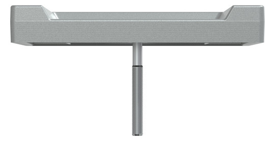 Zentralplatte TAE 2f System M alu Schraubbef
