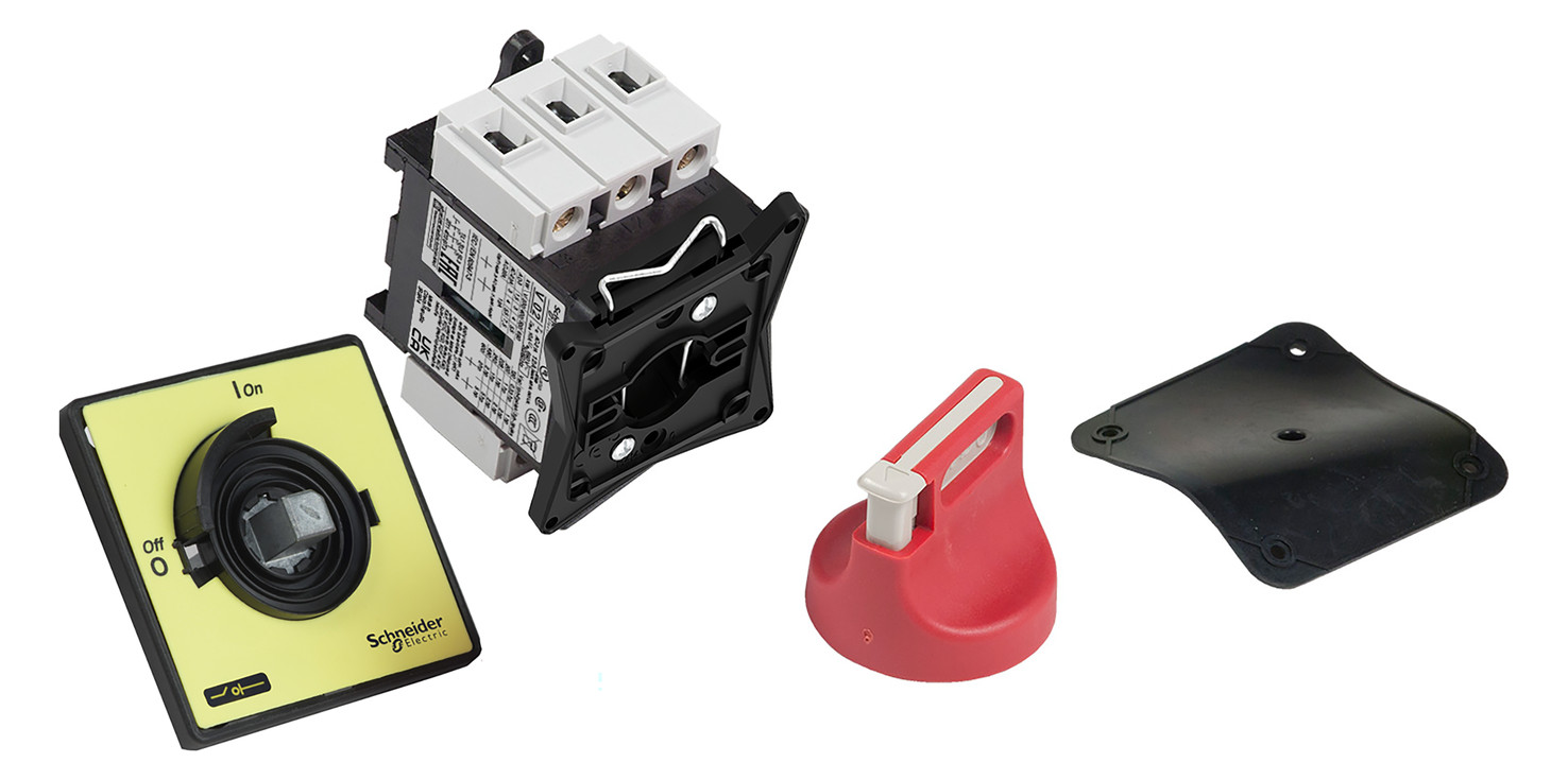 Hauptschalter 20A 3p IP65 Einb NOT-AUS Festeinbau 4kW/AC