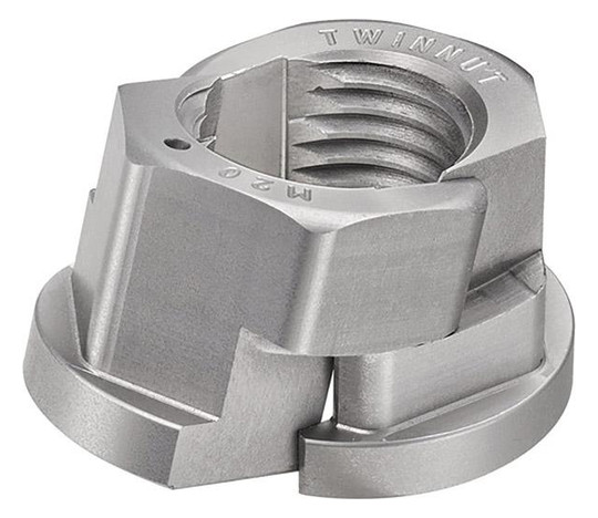 AMF-TWINNUT-Mutter mit Bund DIN6333S - M6