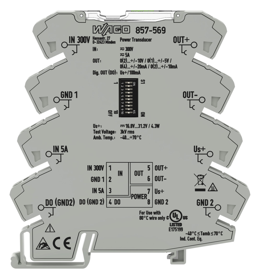 Leistungsmessumformer Serie 857