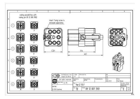 HART Han Q 7/0-F             09120073101 
