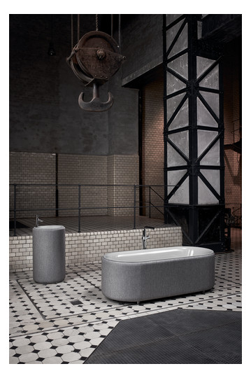Einbau-Waschtisch BetteLux Oval A220 50x50cm, TX, beige