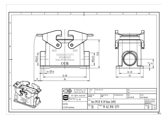 HART Han 10EMV/B-asg2-QB-M25 19628101271 