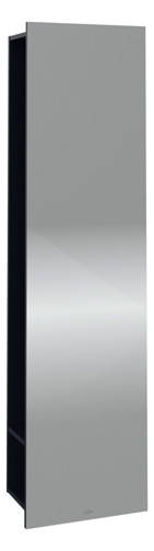 V&B Spiegelregal Subway 3.0 45x170x30cm, mit Regal rechts, marine blue