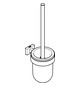 GROHE WC-Bürstengarnitur Essentials Cube verdeckte Befestigung, Wandmontage, supersteel