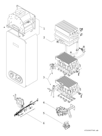 BOSCH Gas-Warmwassertherme Tronic 4000 T4304 14 D 21, für Schornsteinanschluss