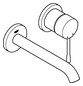 GROHE Fertigmontageset Essence UP-2-Loch-Waschtischmischer, Ausladung 18,3cm, warm sunset gebürstet