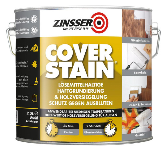 Zinsser-Grundierung COVER STAIN - 2,5l