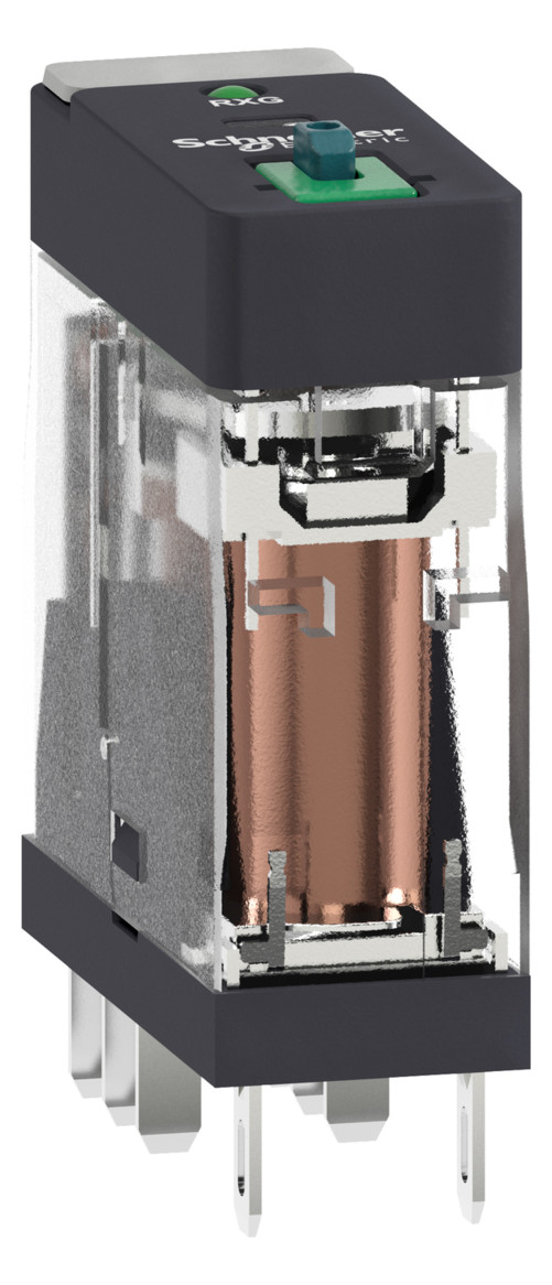 Schaltrelais 2W IP20 13x30x34,5mm Schraub