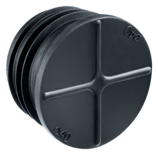 Rohrverschlussstopfen Kst Ø40mm Geeignet für f.flexible Rohre f.starre Rohre sw