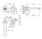 Ideal-Standard Fertigmontageset Connect Air für UP-Wand-Waschtisch-Einhebelmischer, 5I/min, Ausladung 185 mm, magnetic grey
