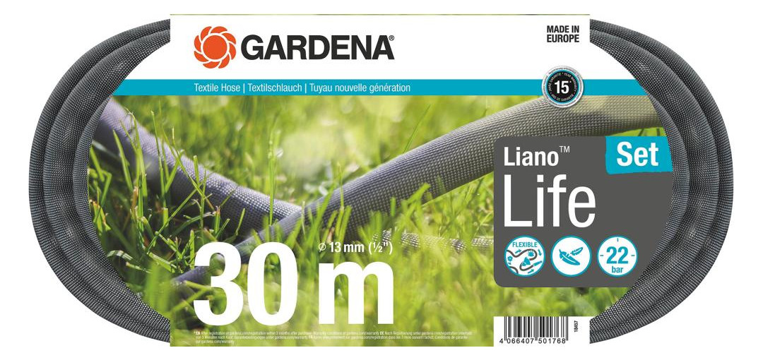 Bild Textilschlauch Set iano ife 1/2"" 30m - Gardena-0