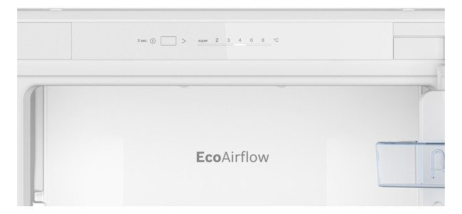 Kühlschrank EB E 204l N1225mm integr ws Schlepp 101kwh B541mm H1221mm