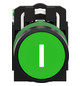 Drucktaster 1f ws rnd Ø22,5mm 1S IP30 fl Tastend