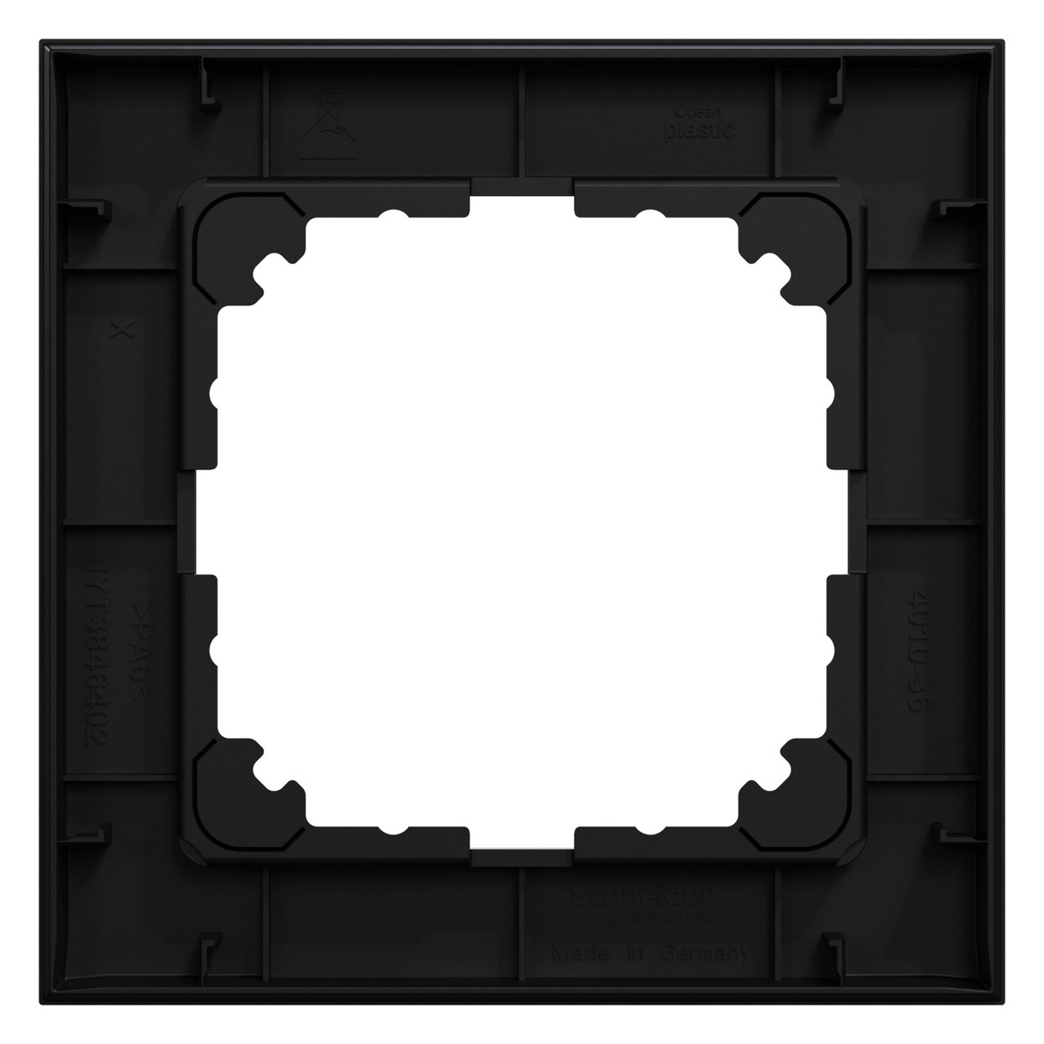 Rahmen 1f sw mt Kst Unterputzmontage Thermopl Rahmen 1f sw mt Kst Unterputzmontage Thermopl
