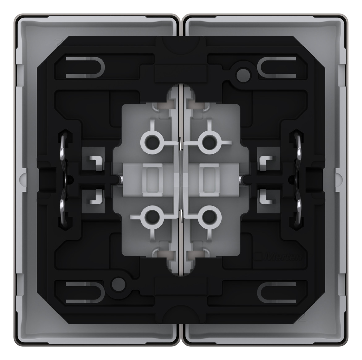 Wippe Serien Schalter System Design ni metallic