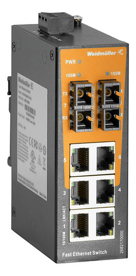 Weidmüller IE-SW-EL08-6TX-2SC Netzwerk 
