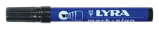 LYRA-Filzschreiber, schwarz 111 - ca.2-6 mm