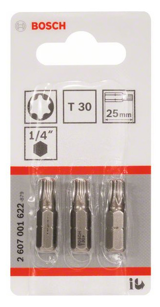 Bit TX30 L=25mm 6,4mm(1/4) 1/4Zoll