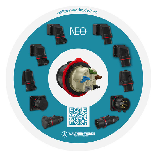 CEE-Anbausteckdose 3p 16A 230V/bl 6h ger IP54 schraubl.Kl Kst 60x60mm