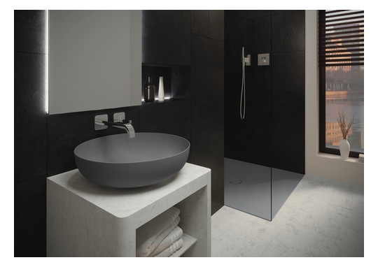 Kaldewei Duschwanne SCONA 966-1 75x120cm, warm grey70