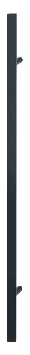 Bild HOPPE Stoßgriff E5091, BA 1.000mm, L 1.400mm, Durchmesser 40x23mm, verdeckt verschraubt, schwarz matt-0
