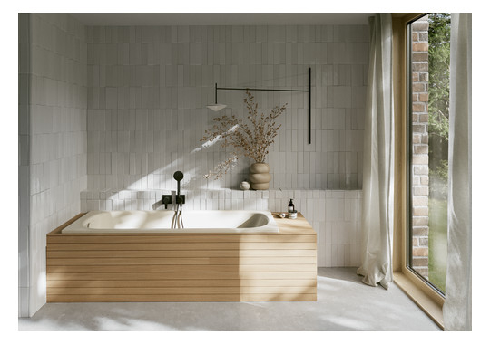 Badewanne BetteClassic 1269 160x75x45cm, 2 Griffe, jasmin