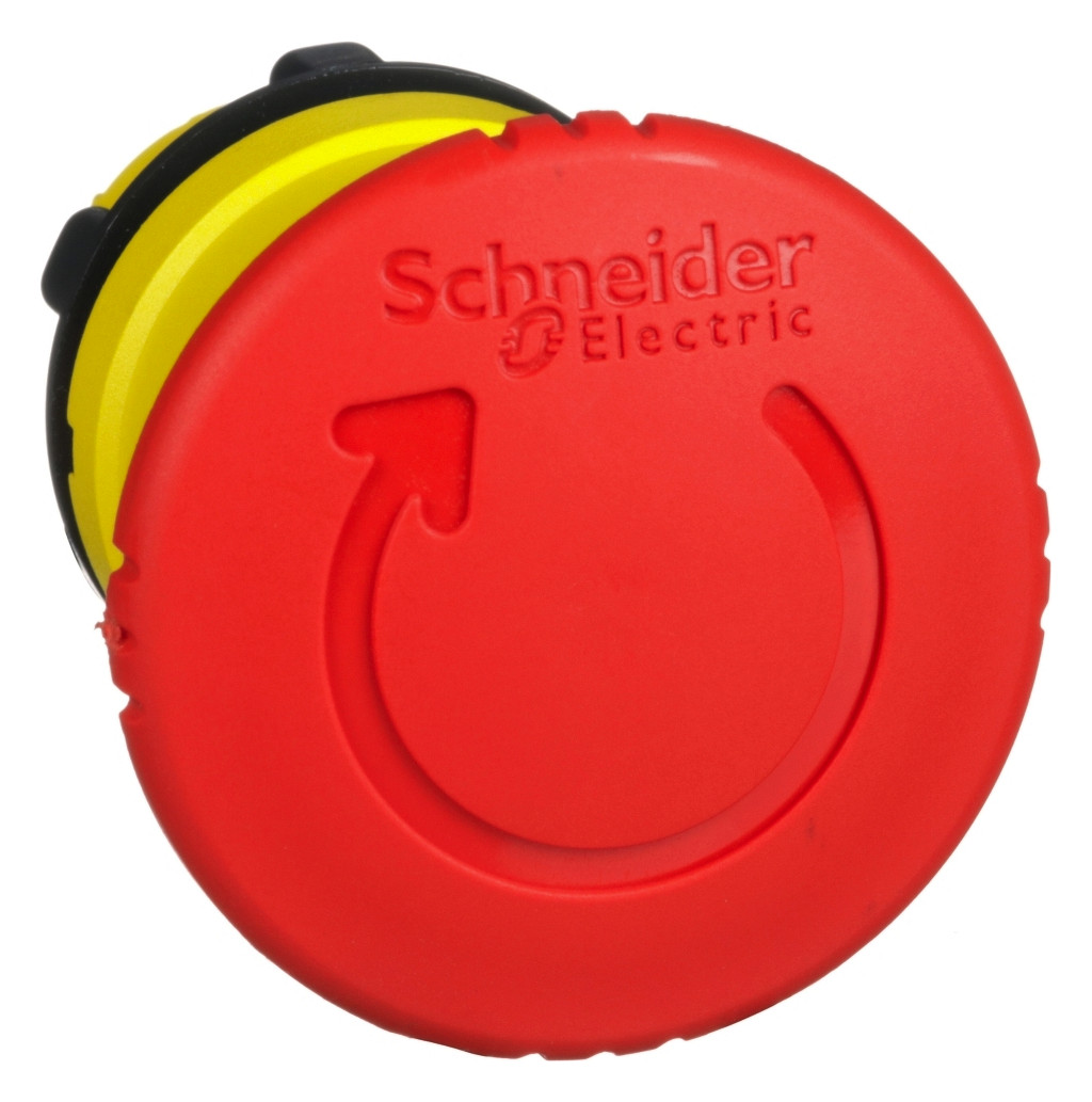 Frontelement für Not-Aus Ø22,5mm rt rnd IP66 hoch Schaltfunktion verrastend Dreh