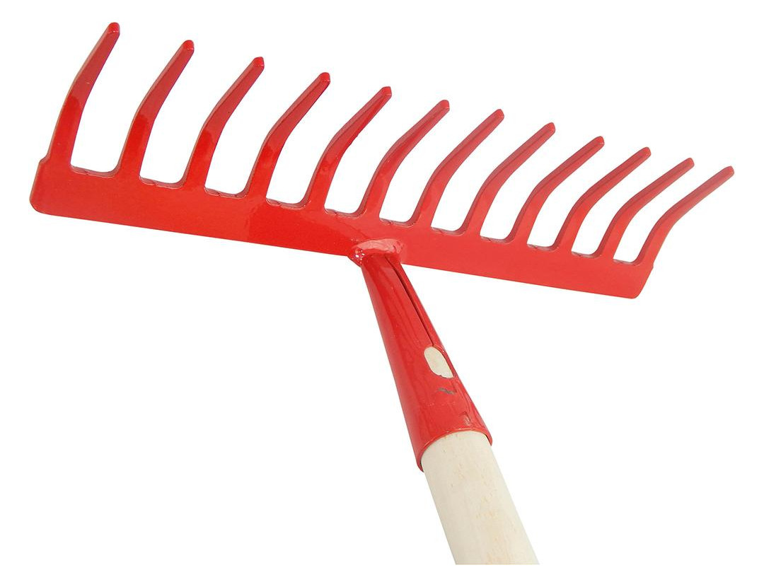 Bild Gartenrechen 12 Zinken mit Stiel - SHW-4