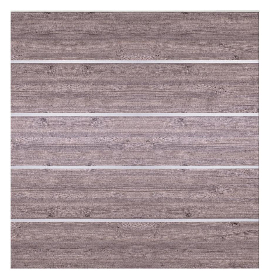 Bild FARÖ-Serie Zaunset 1792 x 1775 mm, 5 Zaunlamellen ESCHE-GRAU HPL-Steckzaunsystem - n.a.-0