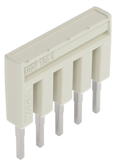 Querverbinder 5p Serie 2001 steckb isol 18A m.Berührungss