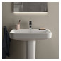 Ideal-Standard Waschtisch i.life B 65x48x18cm, mit Hahnloch, weiß antibakteriell Smart Guard